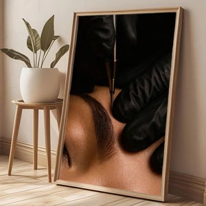 Brows ウォールアート: Brow Studios と PMU アーティスト向けの印刷可能な装飾