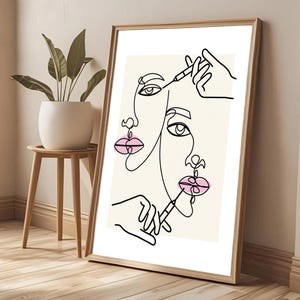 Fillers & Botox Wall Art. Med Spa Decor. Beauty Injector Decor. Botox Technician Poster. Dermal Filler. Lip Filler. Crows Feet. Line Art.