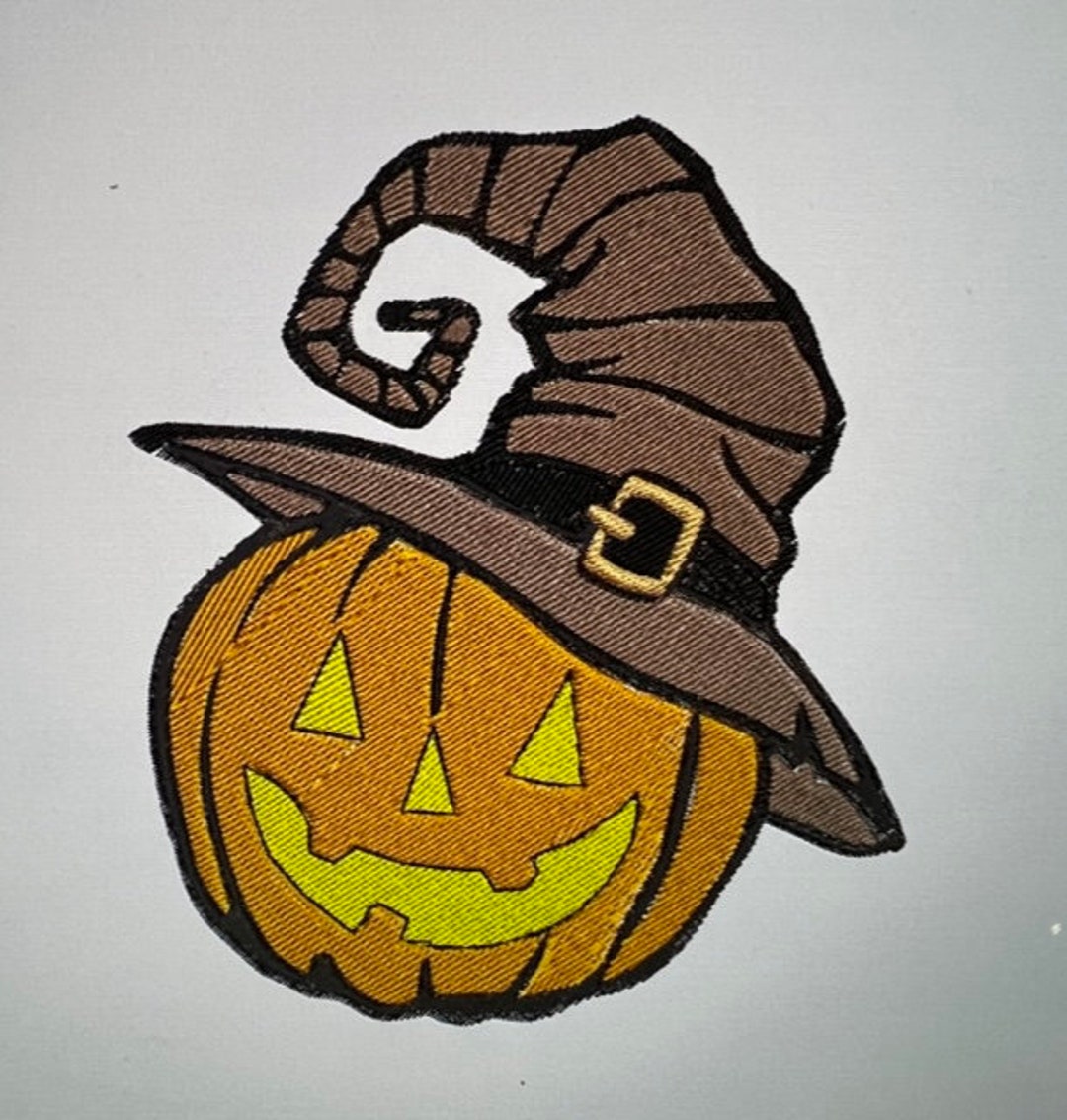 Jack O Lantern Machine Embroidery Design Etsy