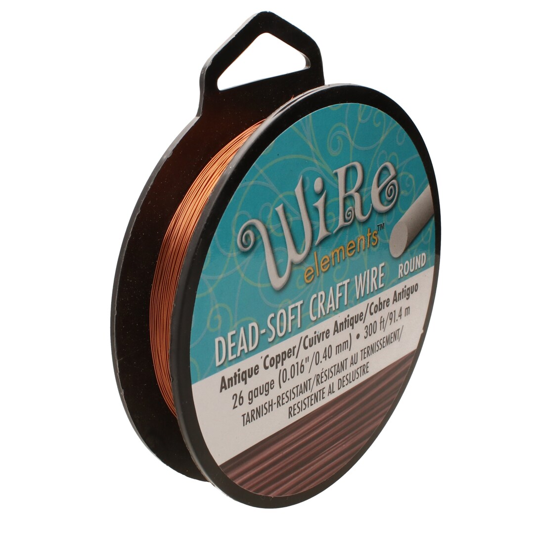 The Beadsmith Wire Elements Craft Wire– Tarnish Resistant, Soft Temper ...