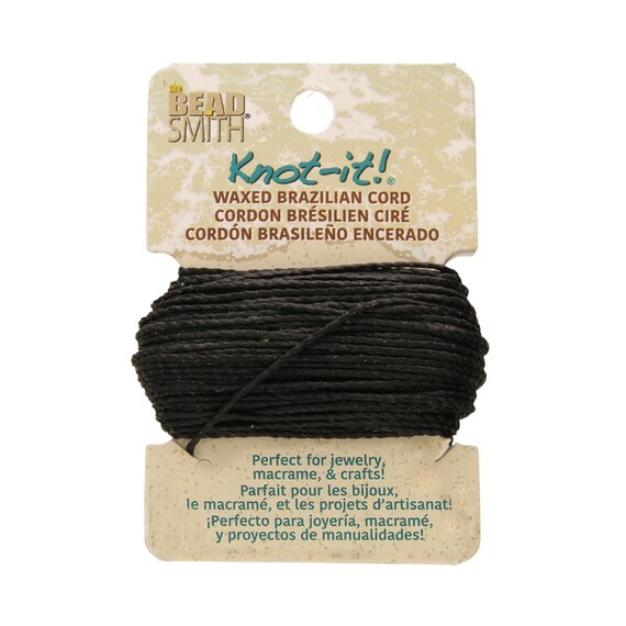 Hemp Cord The Beadsmith Knot It Waxed Polyester Cord U2013