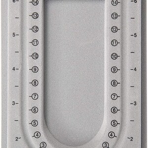 The Beadsmith Bead Design Beading Board Gray Flock With Lid 9x13 Inches, 1  Board