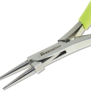 Beadsmith Micro Mini Round Nose Pliers with Springs - 5" Length - PL5914