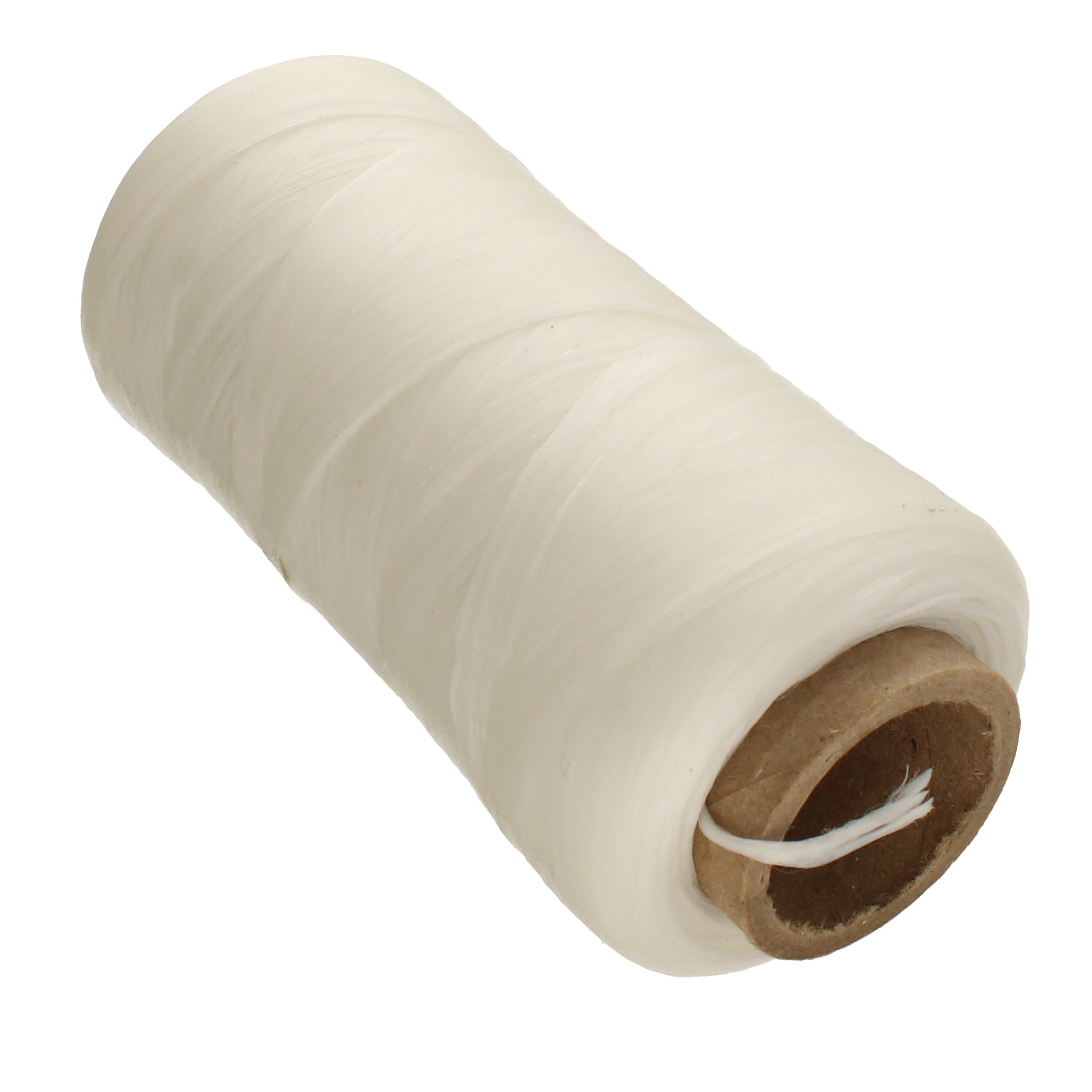 1 Roll Natural Sinew Waxed Beading Poly Thread Spool Artificial