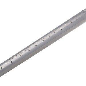 The Beadsmith Steel Ring Stick – Gauge Sizer with Handle – Grooved & Marked U.S. Standard Sizes: 1-15 – Tool for Enlarging, Forming and...