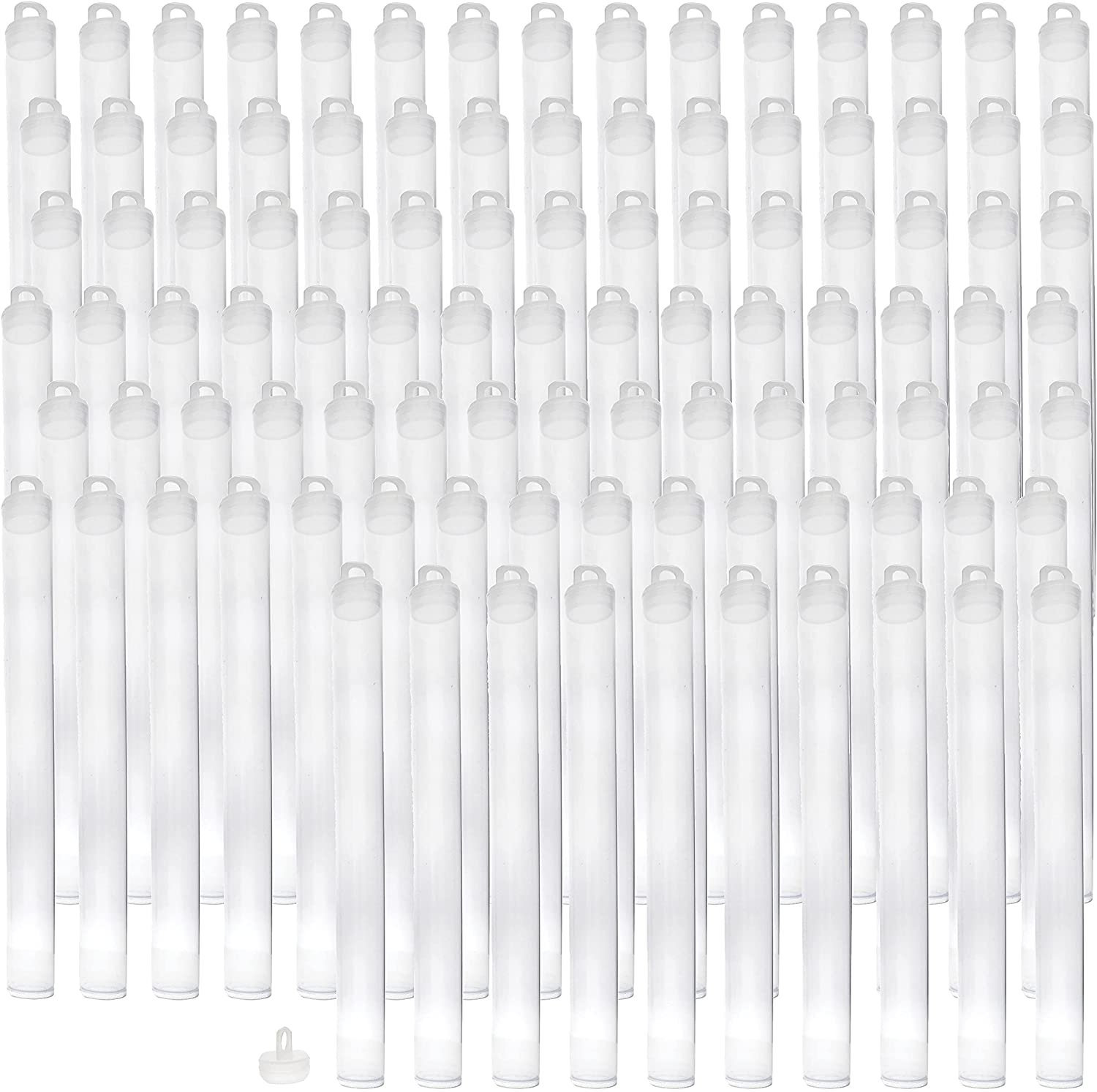 Flower Water Tubes Floral Tubes for Fresh Flowers, Single Stem Flower Water  Tube Clear 3 1/2 Opening 50/pack W/caps 