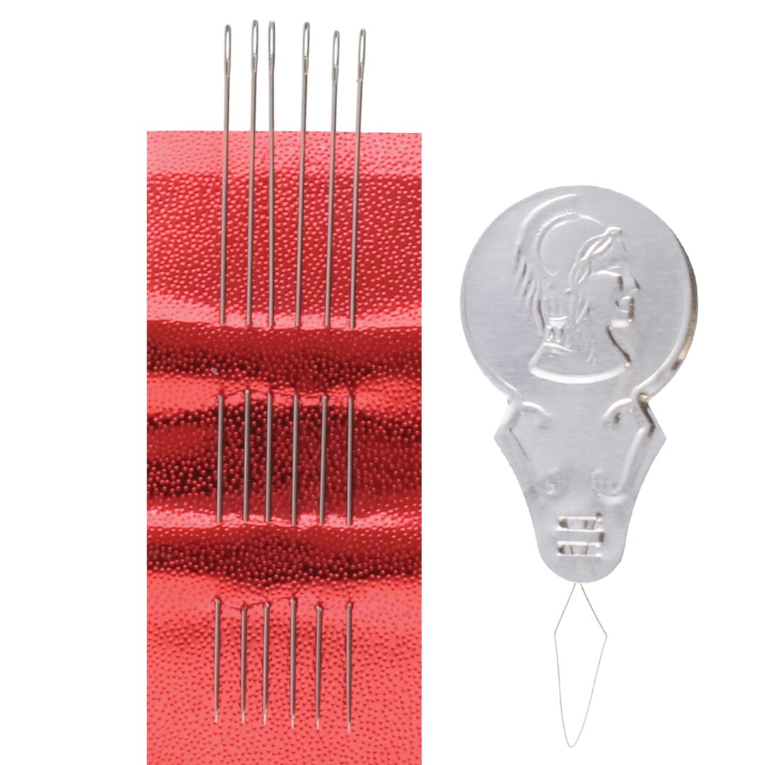 The Beadsmith Basic Elements Beading Needles Size 10, Pack of 6