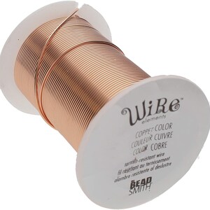 The Beadsmith Wire Elements Lacquered Tarnish-Resistant Copper Wire Variation