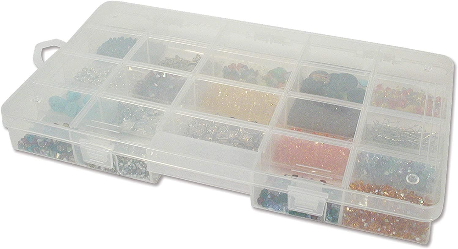 Keeper Box, Small Bead Organizer, 9 Compartments, 7 3/8 x 5 1/4 (Each)