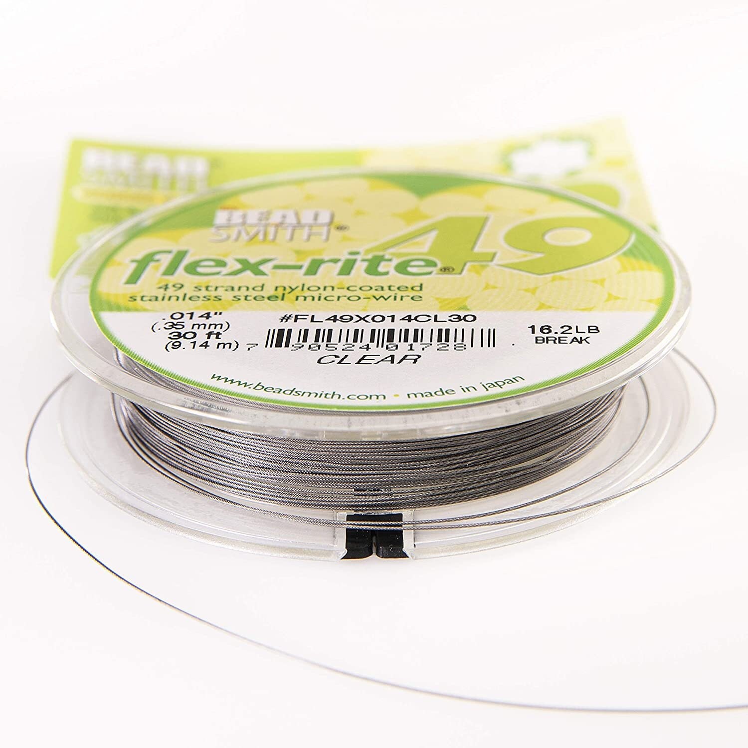 Griffin Jewelry Wire .014 Clear 49 Strand (30ft)