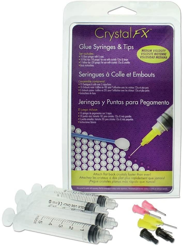 Glue Syringes to Attach Flatbacks 4/Pkg for E6000