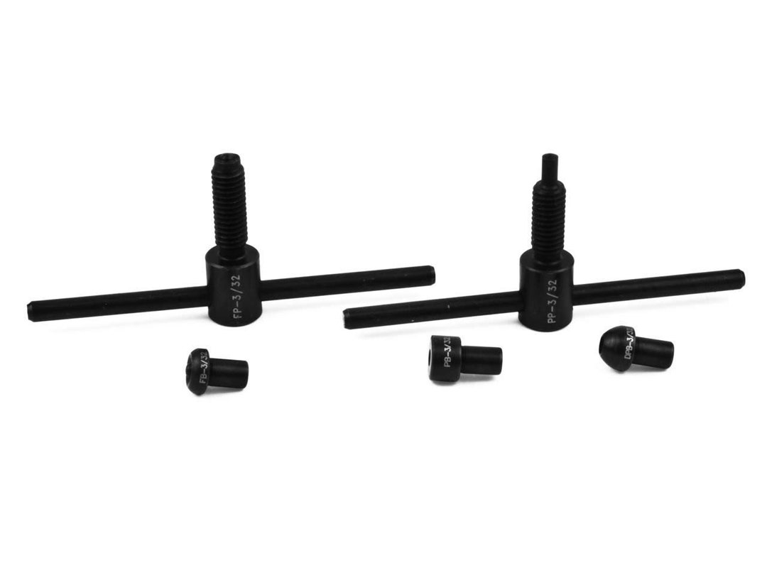 The Beadsmith Ezrivet 3/32 Rivet Tool Kit Punchandflare Hollow