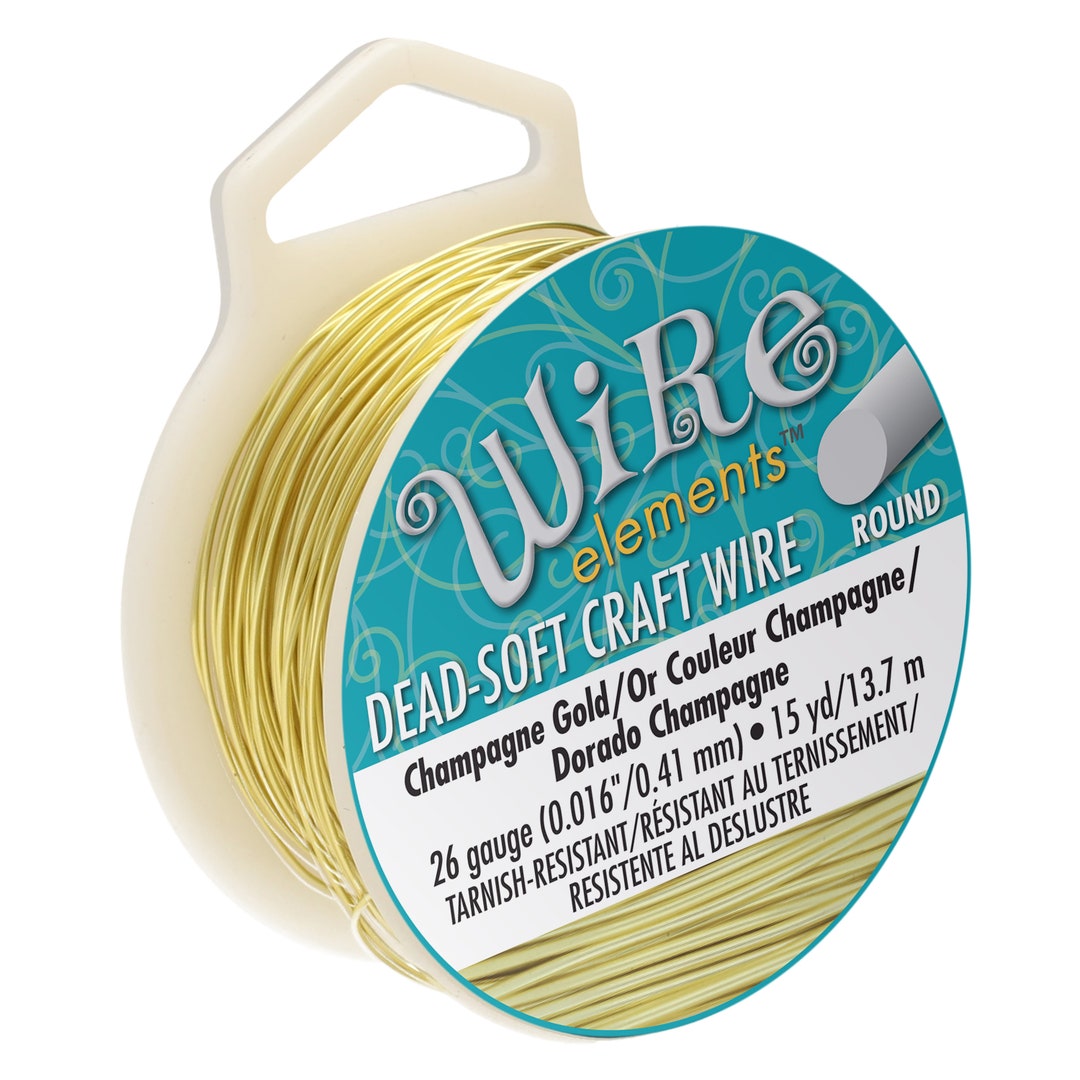 The Beadsmith Wire Elements Craft Wire– Tarnish Resistant, Soft Temper ...