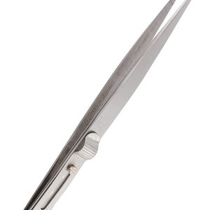The Beadsmith Pinzas de bloqueo – 6.2 pulgadas de largo – Punta fina dentada con sistema de bloqueo – Hecho de acero inoxidable –...