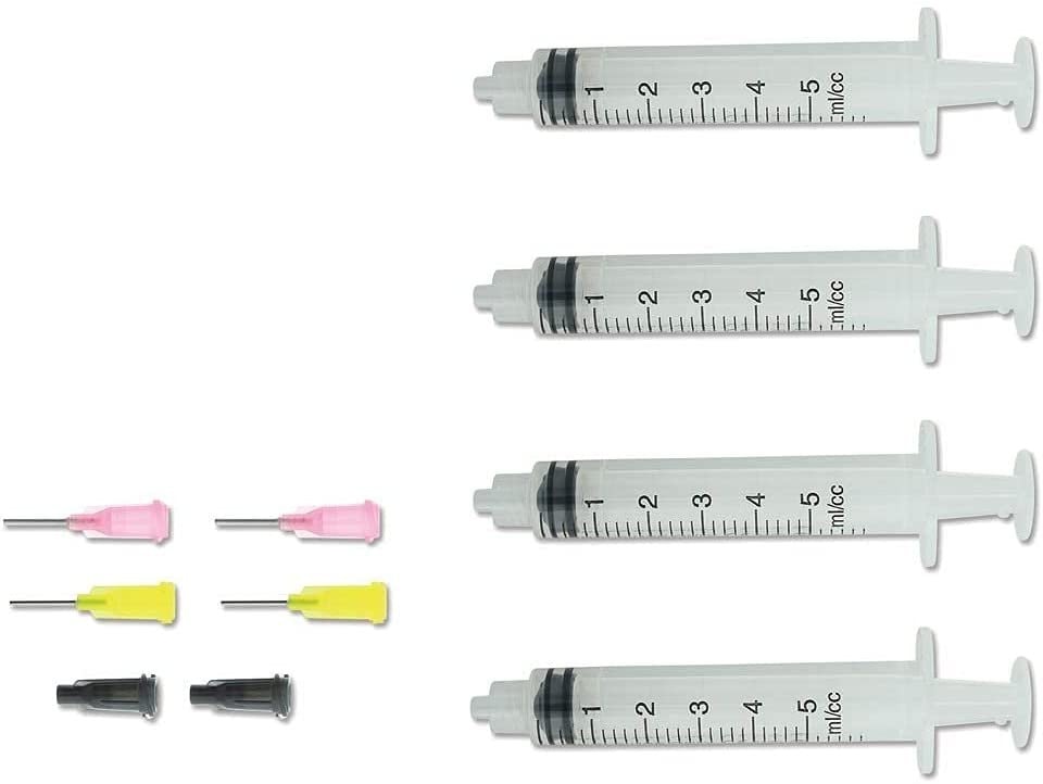 The BeadSmith CrystalFX Glue Syringes with Tips for Gem-Tac (4 pack)