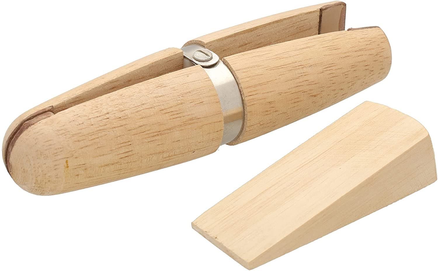 The Beadsmith Wooden Ring Clamp Includes Wood Wedge 6 Inches 152mm