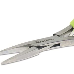 Beadsmith Micro Mini Flat Nose Pliers with Springs - 5" Length - PL5916