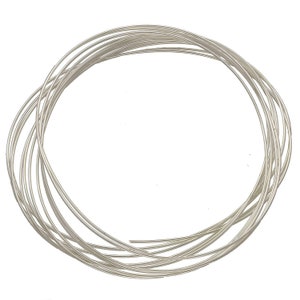The Beadsmith Plated Memory Wire - Oval Shaped, 2.2 x 2.7 inches - 12 Coils - Silver Color - Stainless Steel