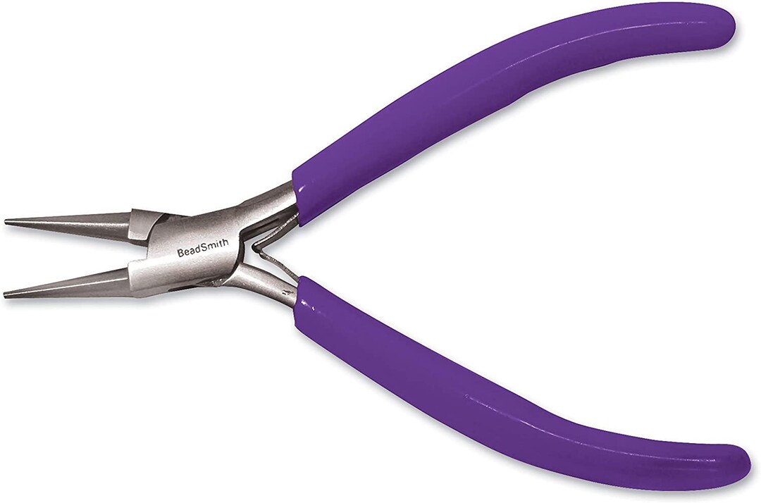 Beadsmith Satin Touch Flat Nose Pliers - 5.75 Inch Polished Steel Jewelry Making Tool With Comfort Grip - View #8