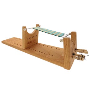 The Beadsmith Little Ricky Beading Loom, Two-Warp Loom,9.25 x 2.5 x 2.875 inches, Wooden, Illustrated Instructions Included, Easy...