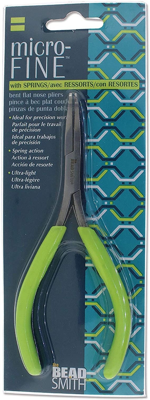 BeadSmith Micro-Fine Bent Nose Pliers