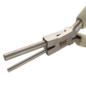 The Beadsmith Bail Making Pliers– Wire Elements Series– 7”, 3.5mm & 5.5mm Jaw– Wrap Wire to Create Bails, Filagree, Loops, Jump Rings– Tool