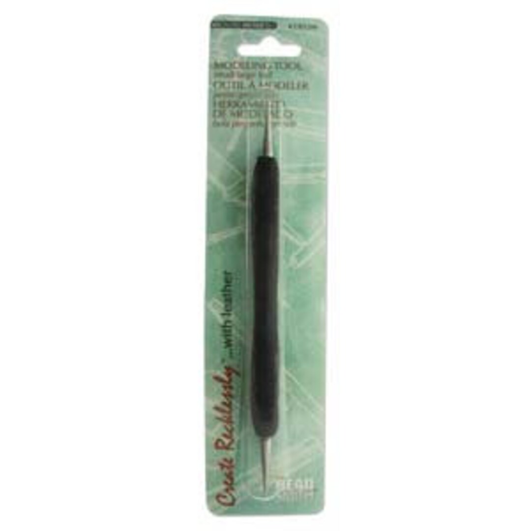 Create Recklessly Leather Modeling Tools Comfort Grip Handle, Pointed