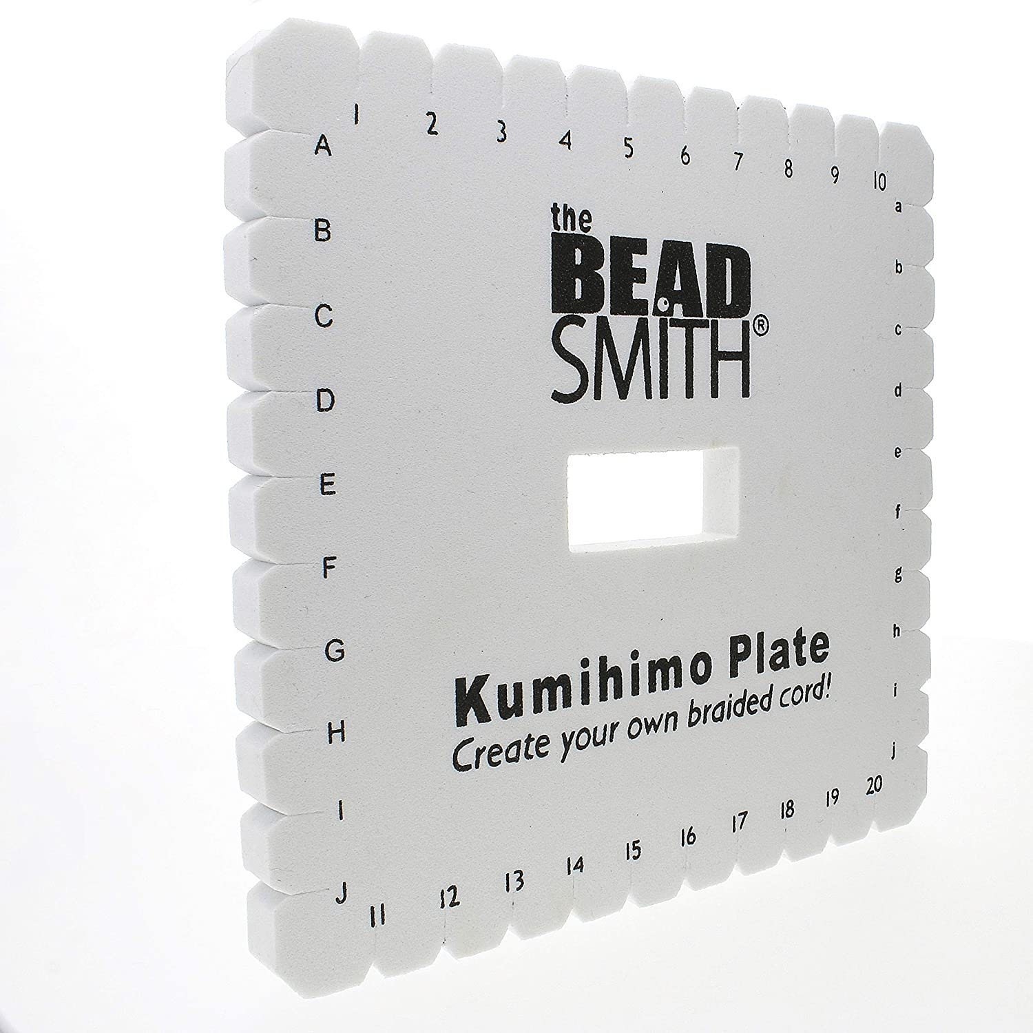  The Beadsmith Round Kumihimo Disk, 4.25 inch Diameter, 0.75”  (20mm) Thick Double Dense Foam, Jewelry Tools for Braiding, 1 disks