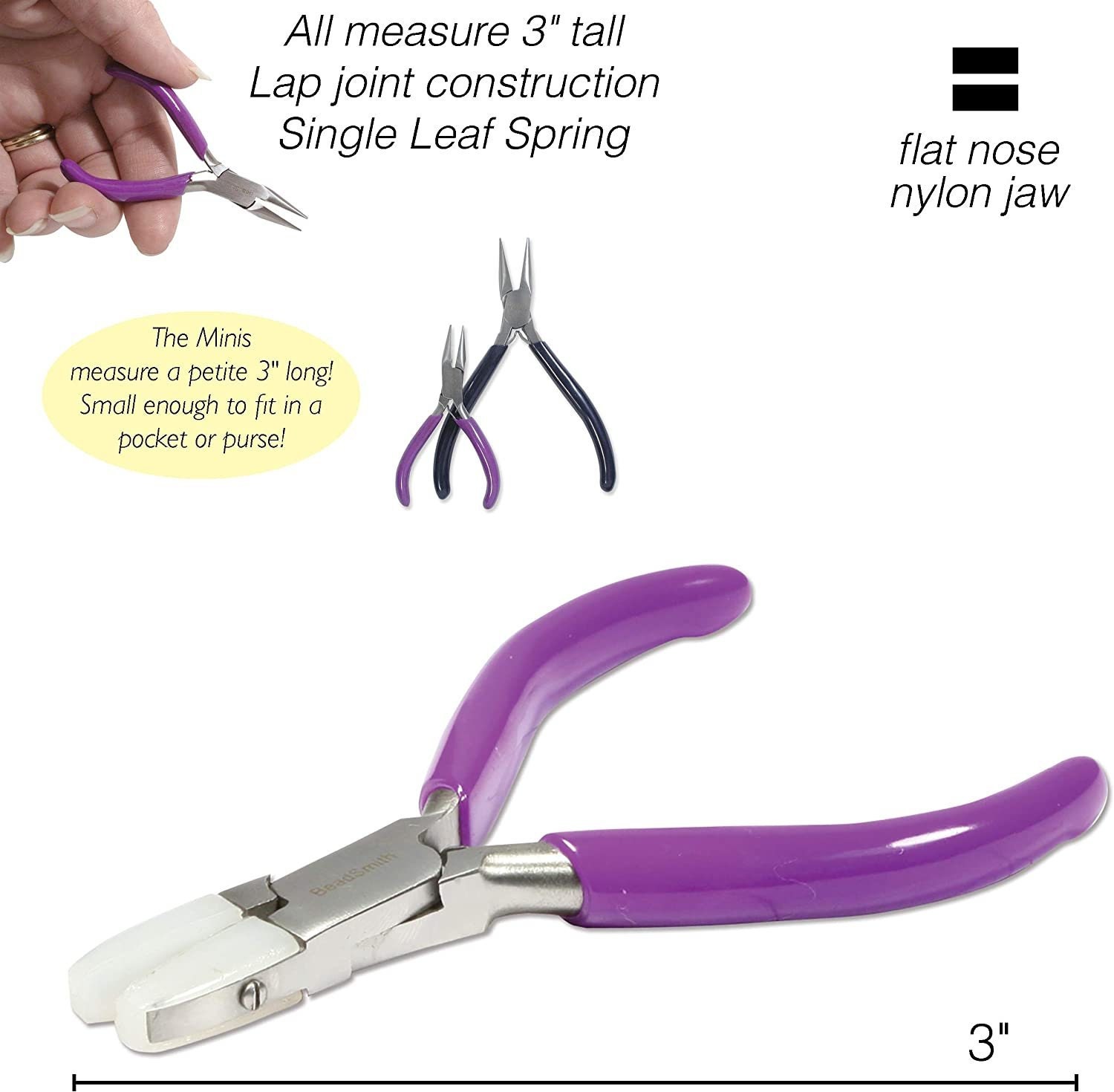 Miniature Nylon Jaw Pliers 3 Long