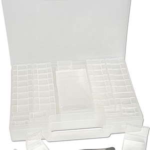 Portable Bead & Craft Storage Box With 52 Removable Compartments