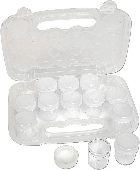 The Beadsmith Personality Case Clear Storage Organizer Box, 8 X