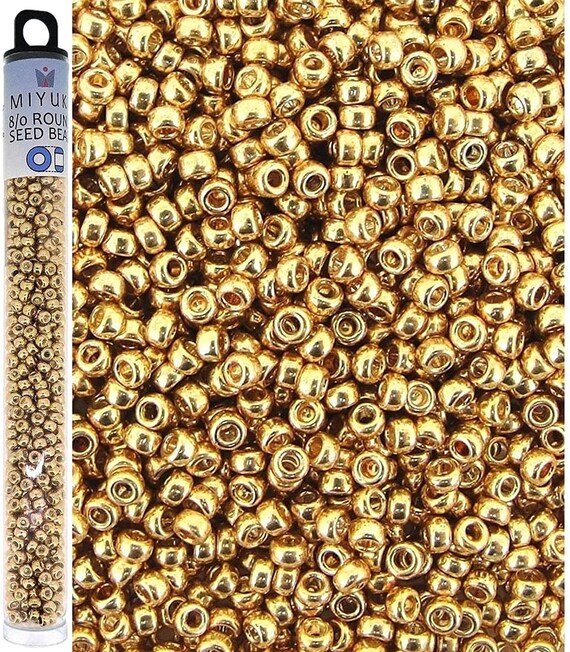 8-1052, Miyuki 22g Galvanized Gold 8-1052, Miyuki 22g Galvanized Gold