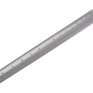 The Beadsmith Steel Ring Stick – Gauge Sizer with Handle – Grooved & Marked U.S. Standard Sizes: 1-15 – Tool for Enlarging, Forming and...