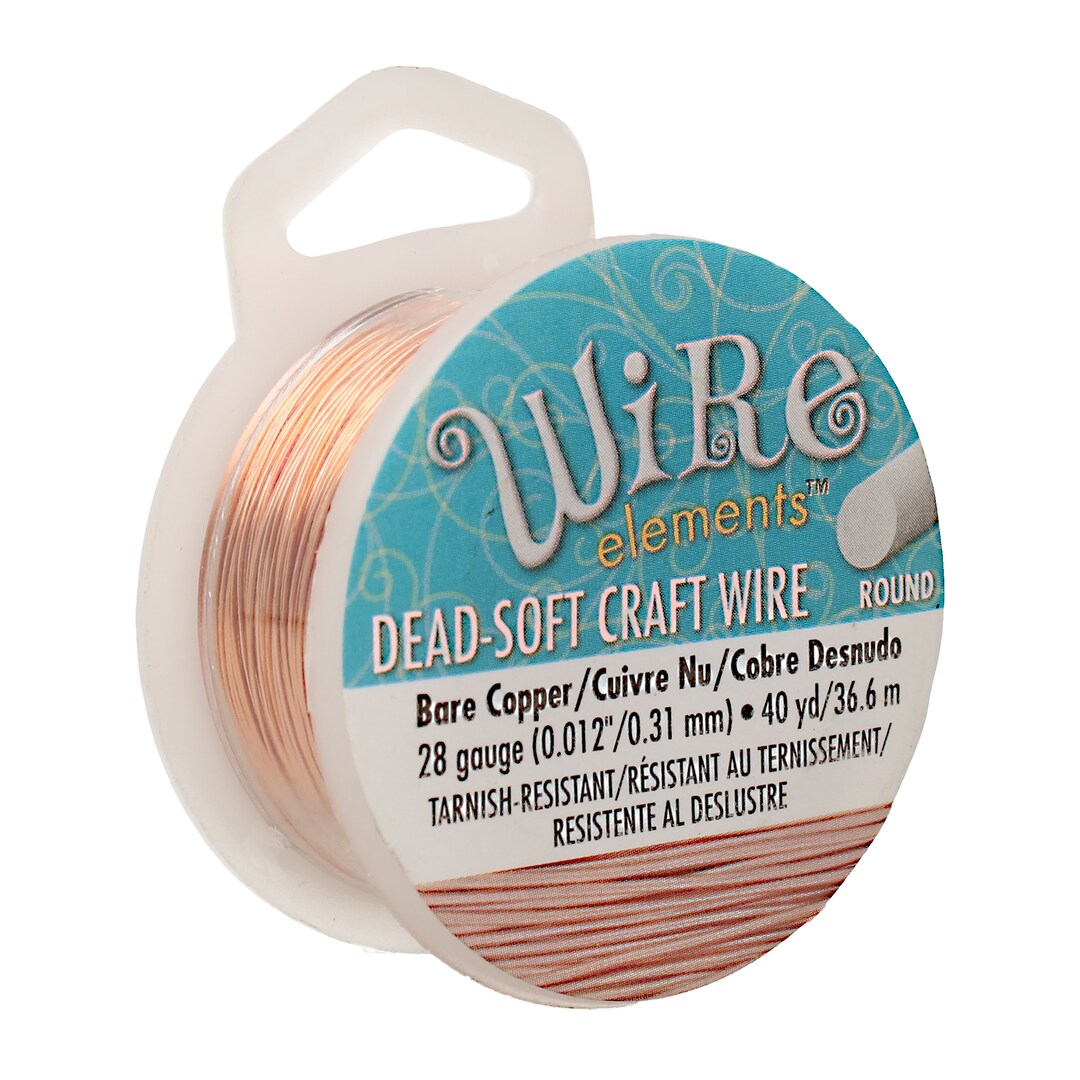 The Beadsmith Wire Elements Craft Wire– Tarnish Resistant, Soft Temper ...