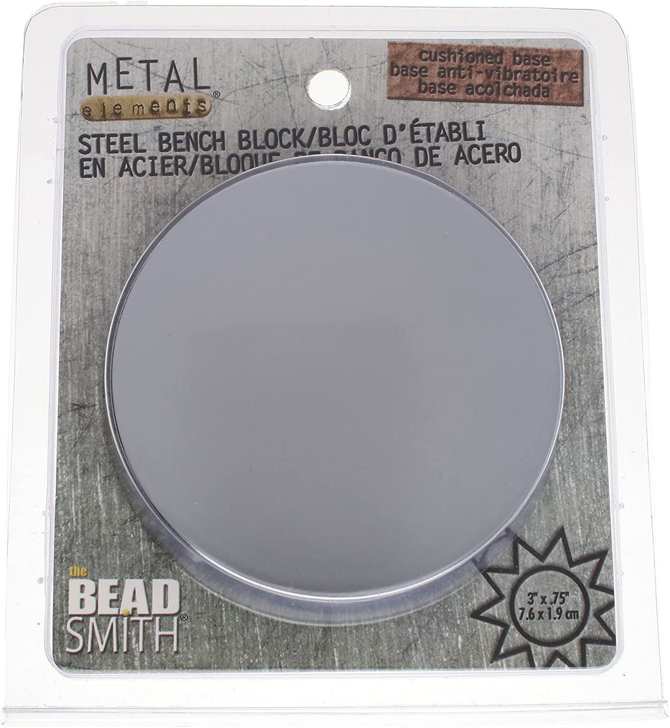 thumbnail image 2 of The Beadsmith Interchangeable Texture Hammer Metal Elements 2 of 13