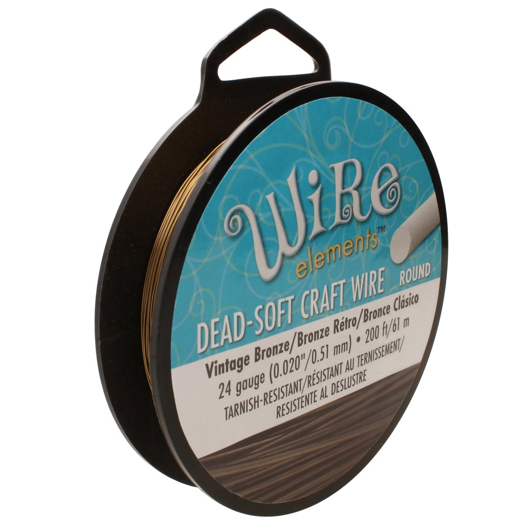 The Beadsmith Wire Elements Craft Wire– Tarnish Resistant, Soft Temper ...