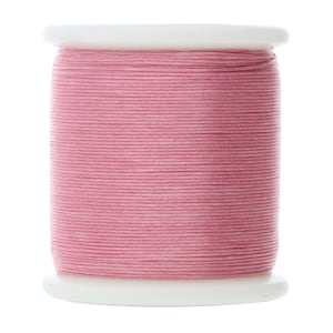 KooK Japanese Nylon Beading K.O. Thread for Delica Beads - Rose Pink 50 Meters