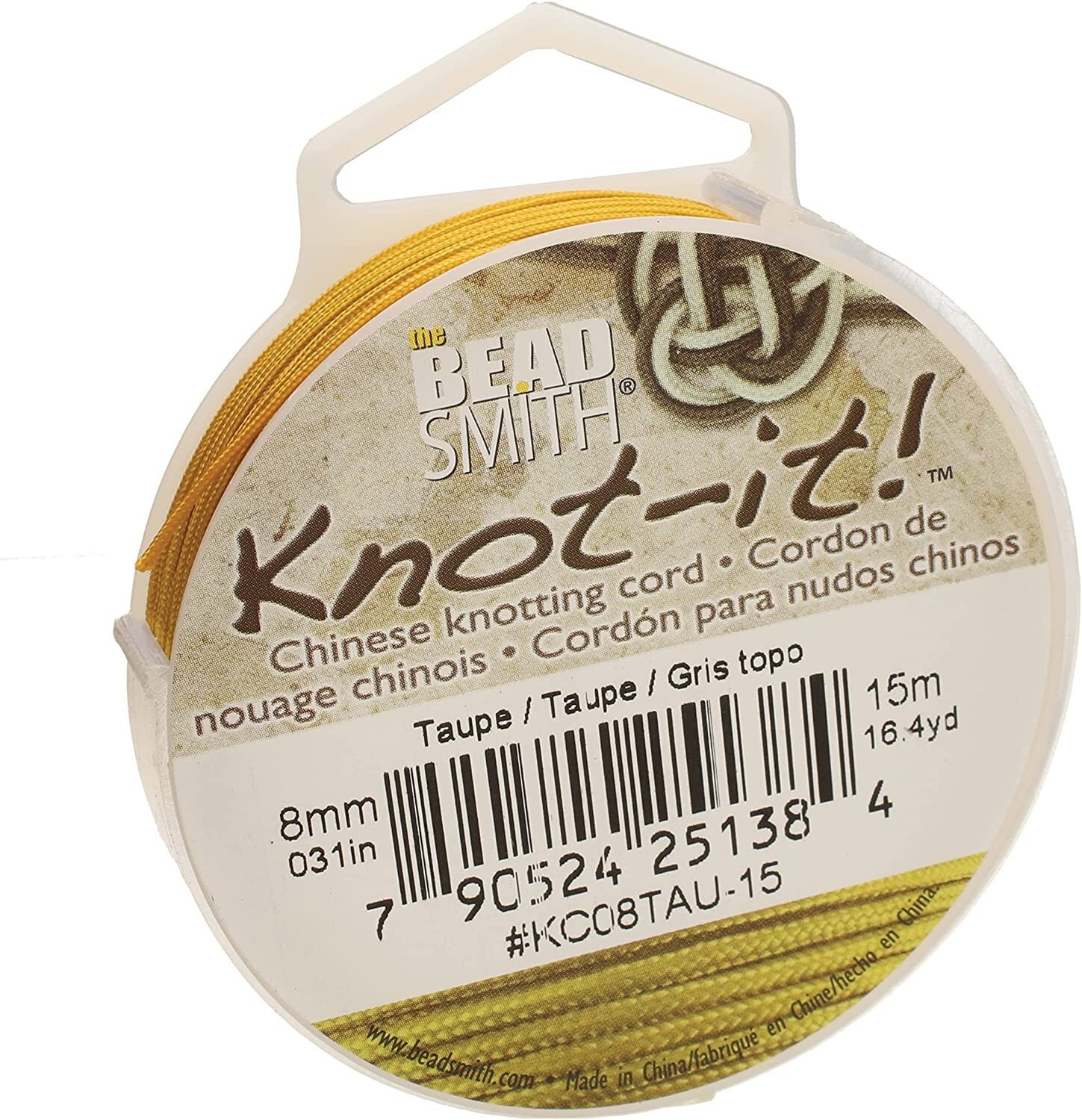 The Beadsmith Knotit Cord Cuerda De Nailon Chino Color Etsy