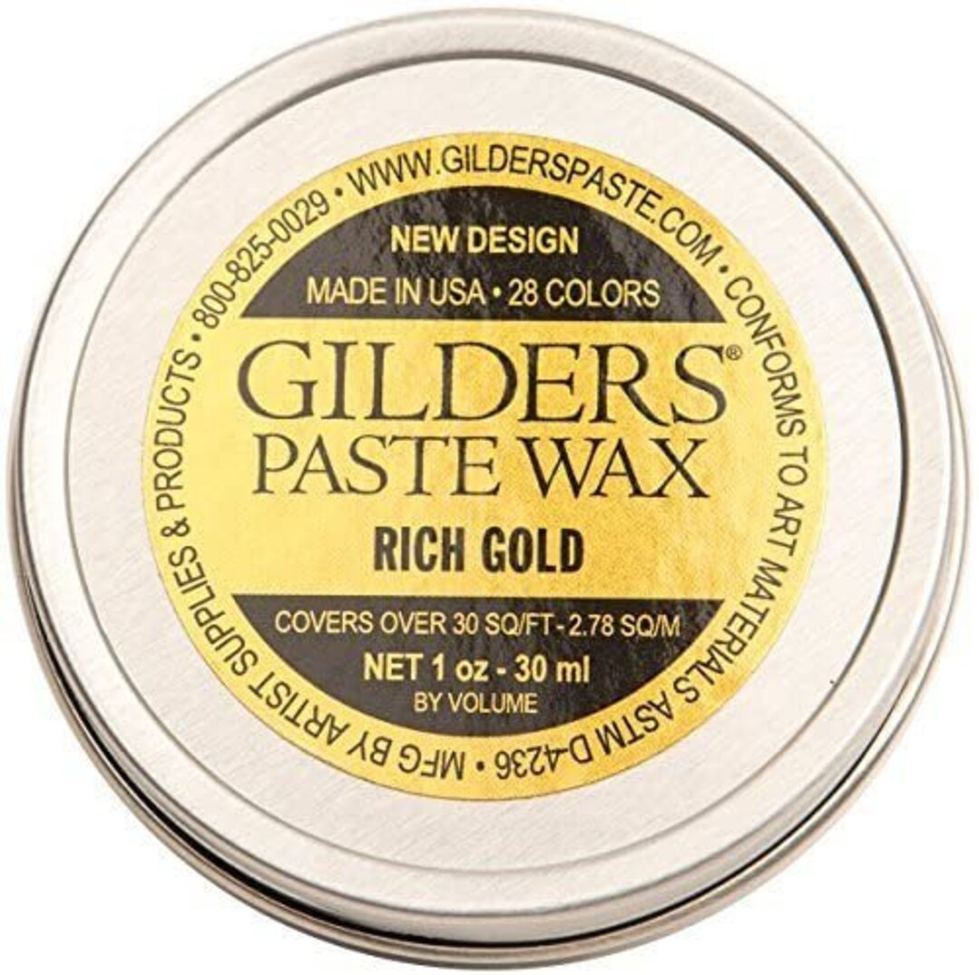 Gilders Paste GPRG27 Baroque Art Gilders Paste, 1 Ounce, Rich Gold Etsy