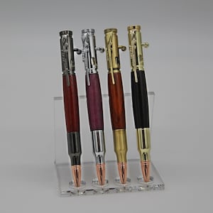 Lápiz y bolígrafo de cerrojo con estuche para rifle