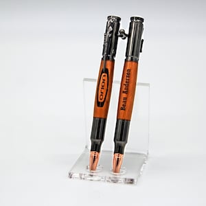 Custom Engraved Bolt Action Rifle Pen with Rifle Case or Tactical Gift Boxes