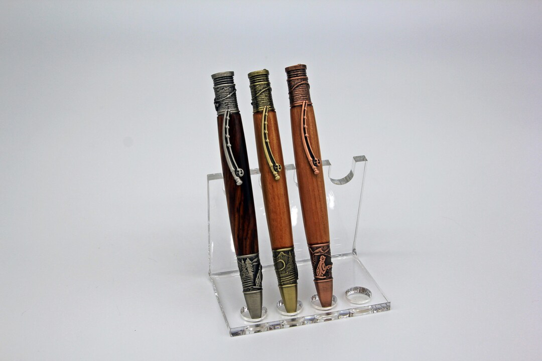 Handmade Fly Fishing Pen – Engraved Trout, Reel Detail - Etsy