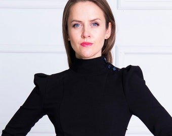 High Neck Top - Etsy