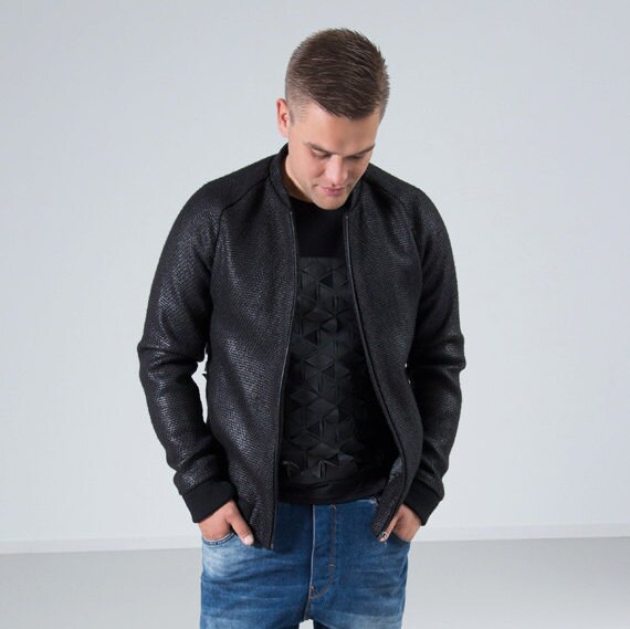 denim aviator jacket mens