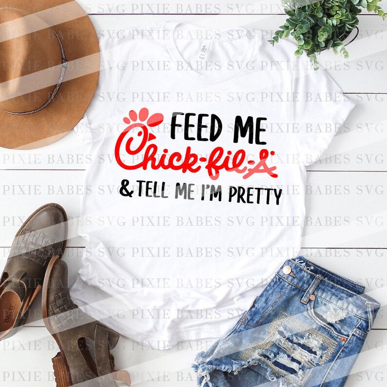 Chick Fil A SVG File Eat More Chicken svg Fast Food SVG | Etsy