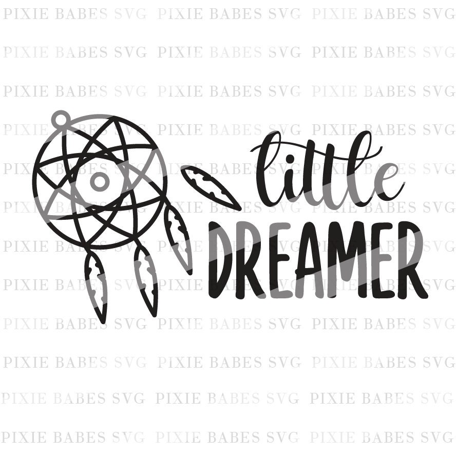Download Little Dreamer SVG Dreamcatcher SVG Baby Boy SVG Baby Girl ...
