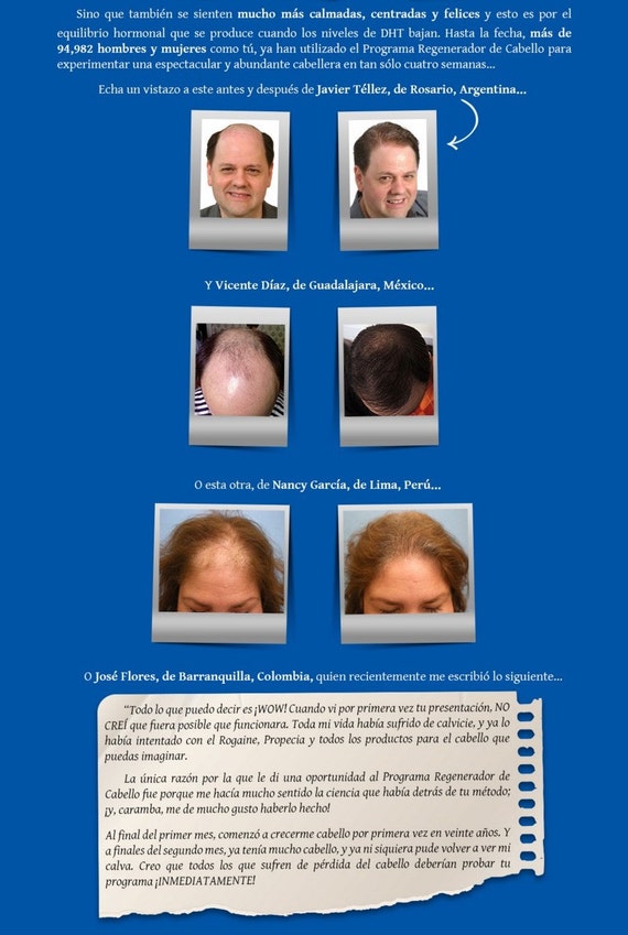 Programa regenerador de cabello
