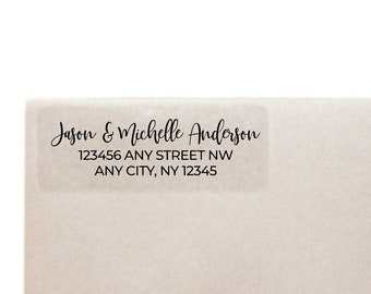 Return Address Labels | Custom | Clear | White Labels | Glossy Matte | Printed Ink Address Labels | Envelope Address | RA-1030