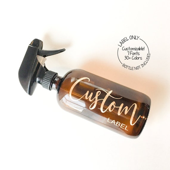 16 oz Label - Decal Only | All-Purpose | Bathroom Cleaner | Kitchen Cleaner | Glass Cleaner | Spray Bottle Label Decal | Essential Oils