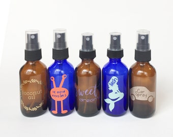 2 oz etiquetas personalizables - sólo calcomanía / coche / unicornio / sirena / baño / sueños / monstruos / insectos / sol / corona